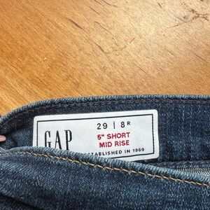 GAP Women's Jean Shorts - Dark Blue